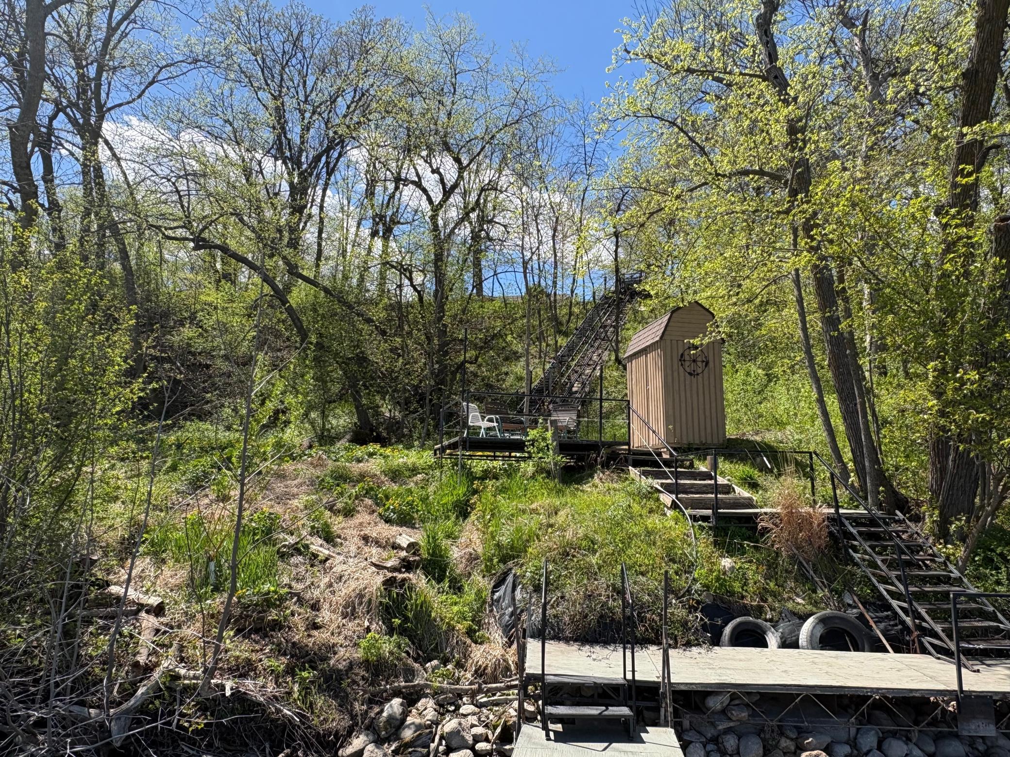 Natural spring fed landscaping