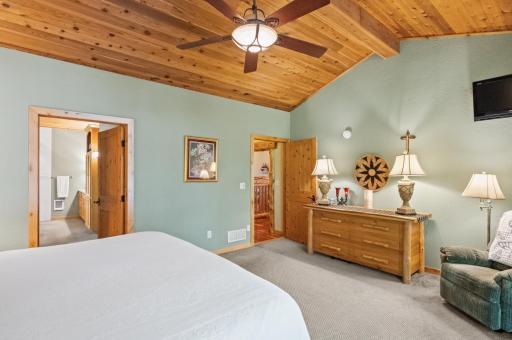 Owner's suite with private bath and walk-in closet