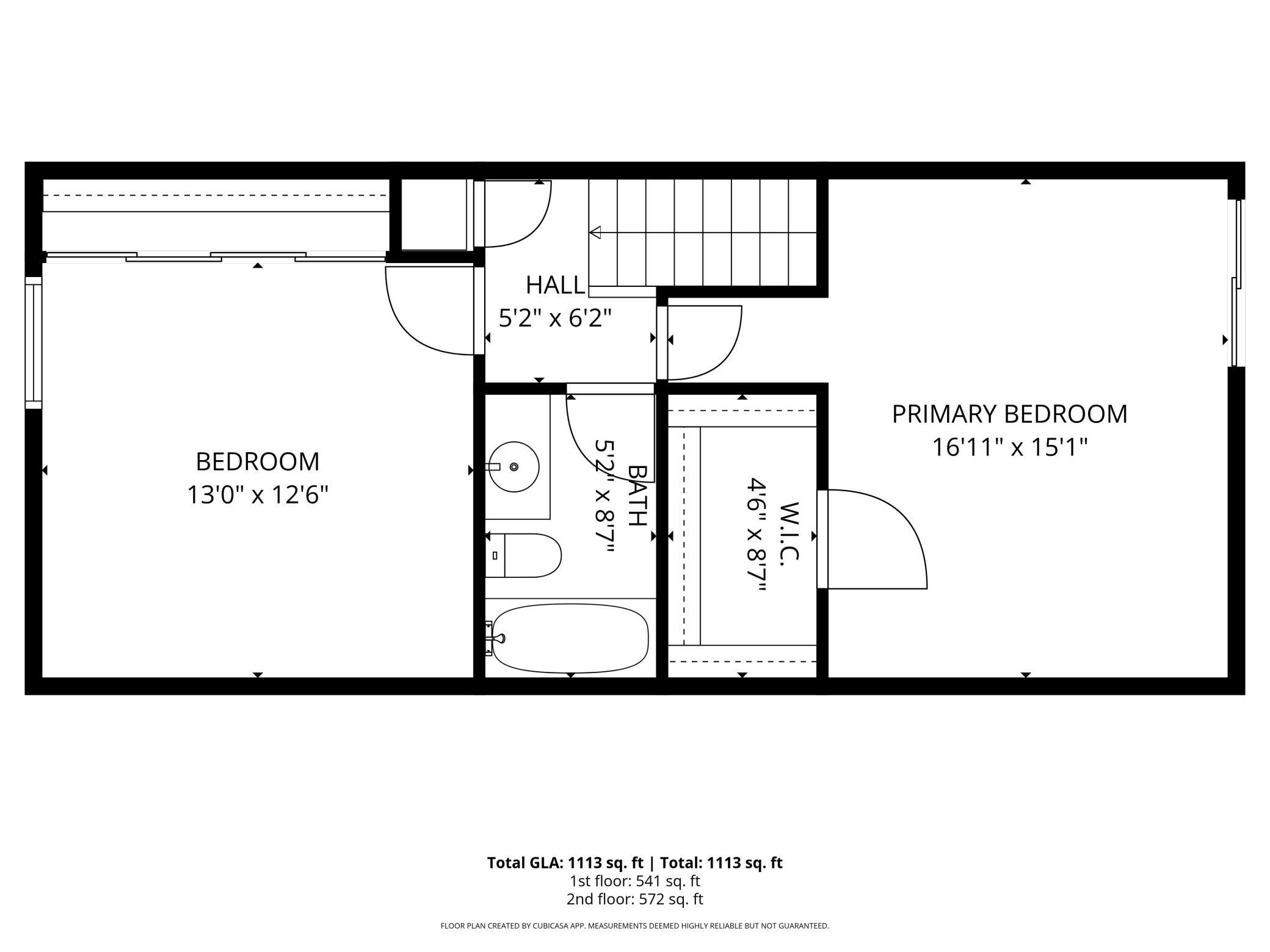 Upper Level Floor Plan