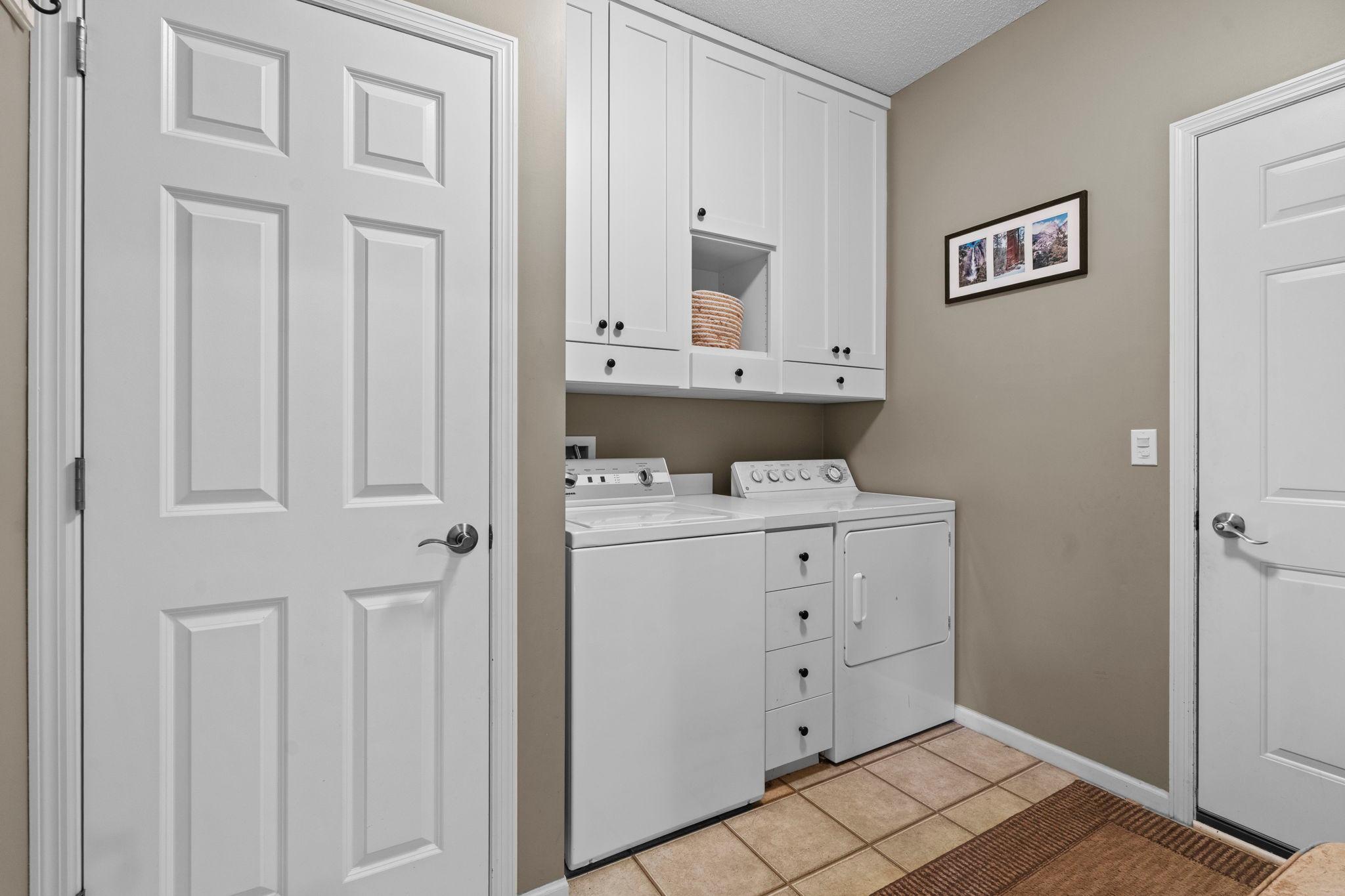 Main level laundry