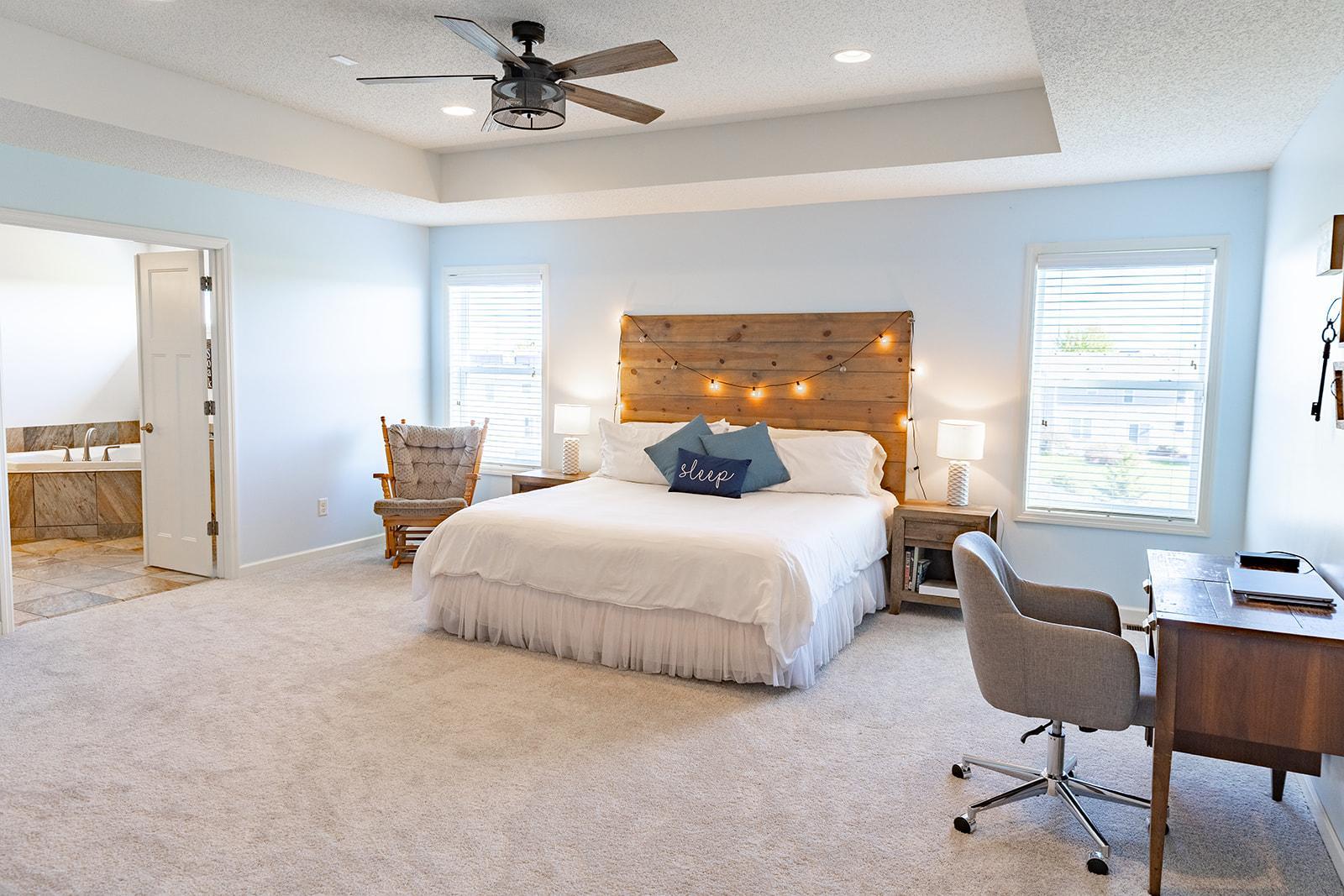 Dreamy primary suite. ; )