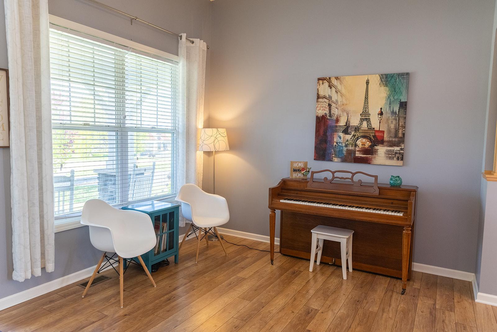 Step in to the spacious foyer.