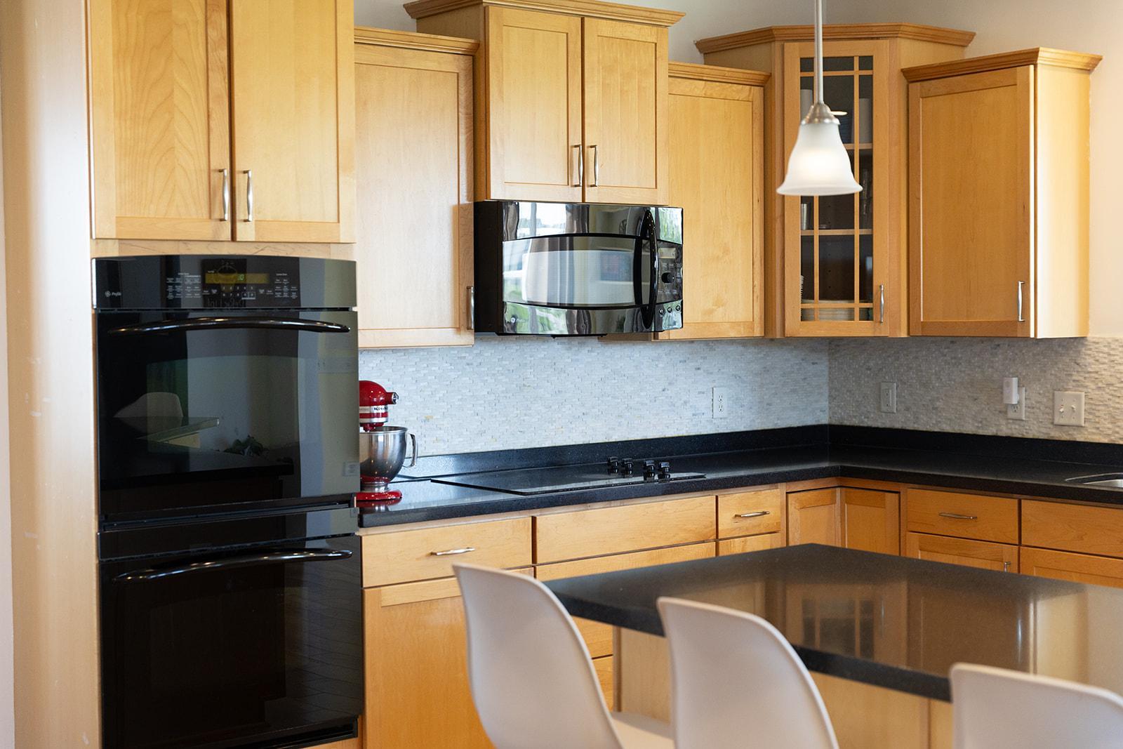 Double wall oven.