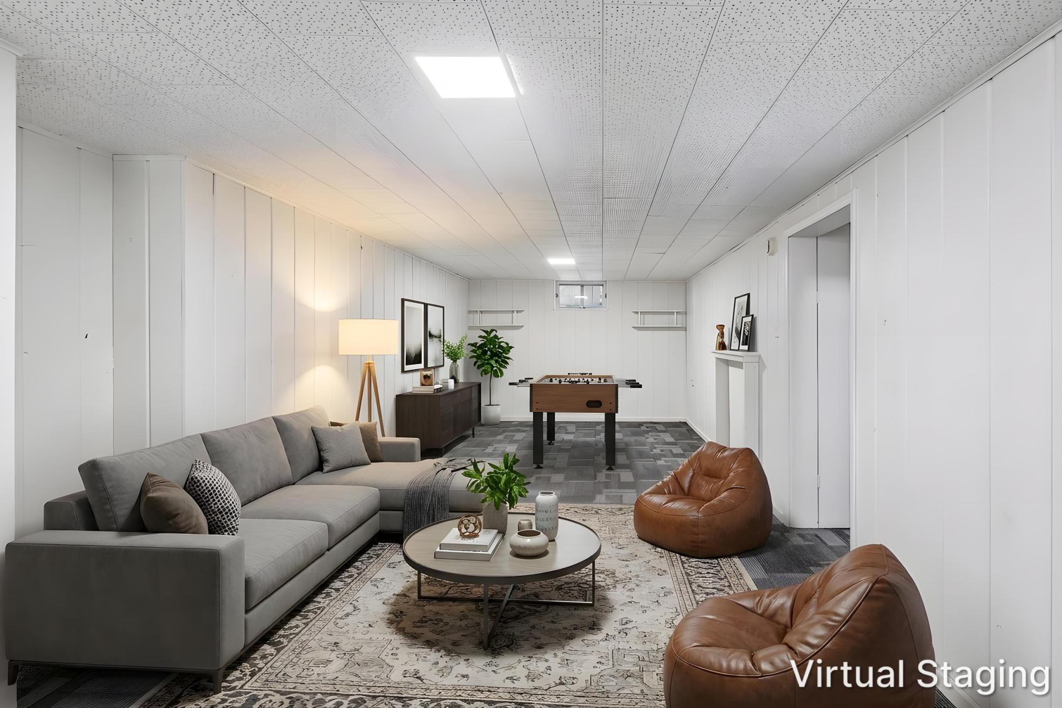 Basement game room