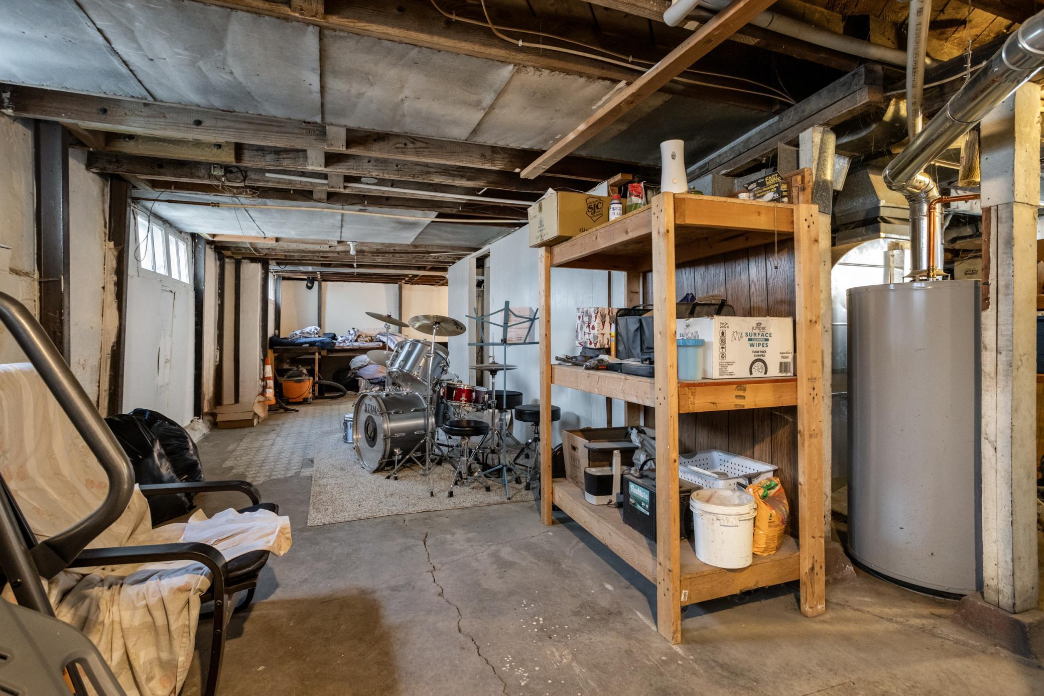 Unfinished basement