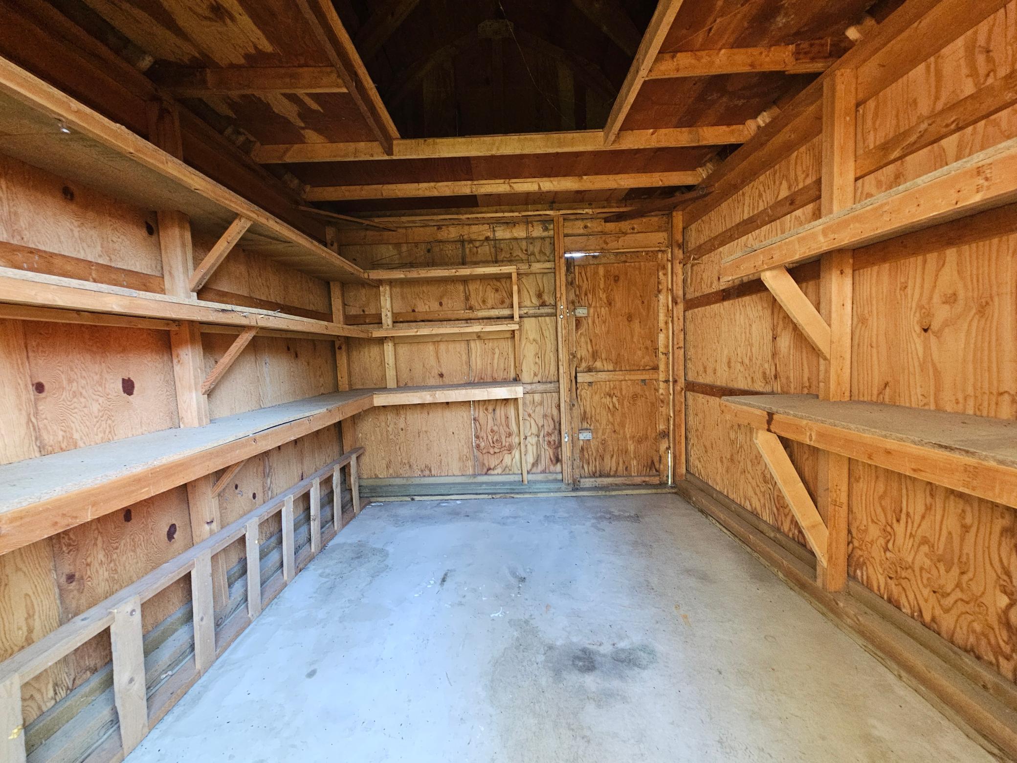 Interior garden shed