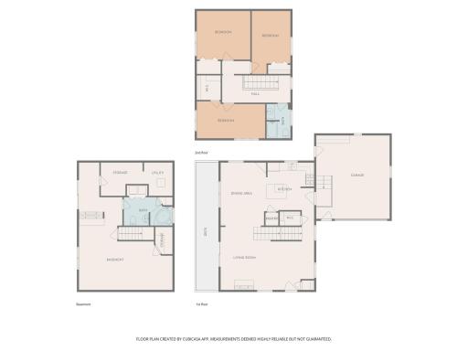Thoughtfully designed layout across three finished levels!