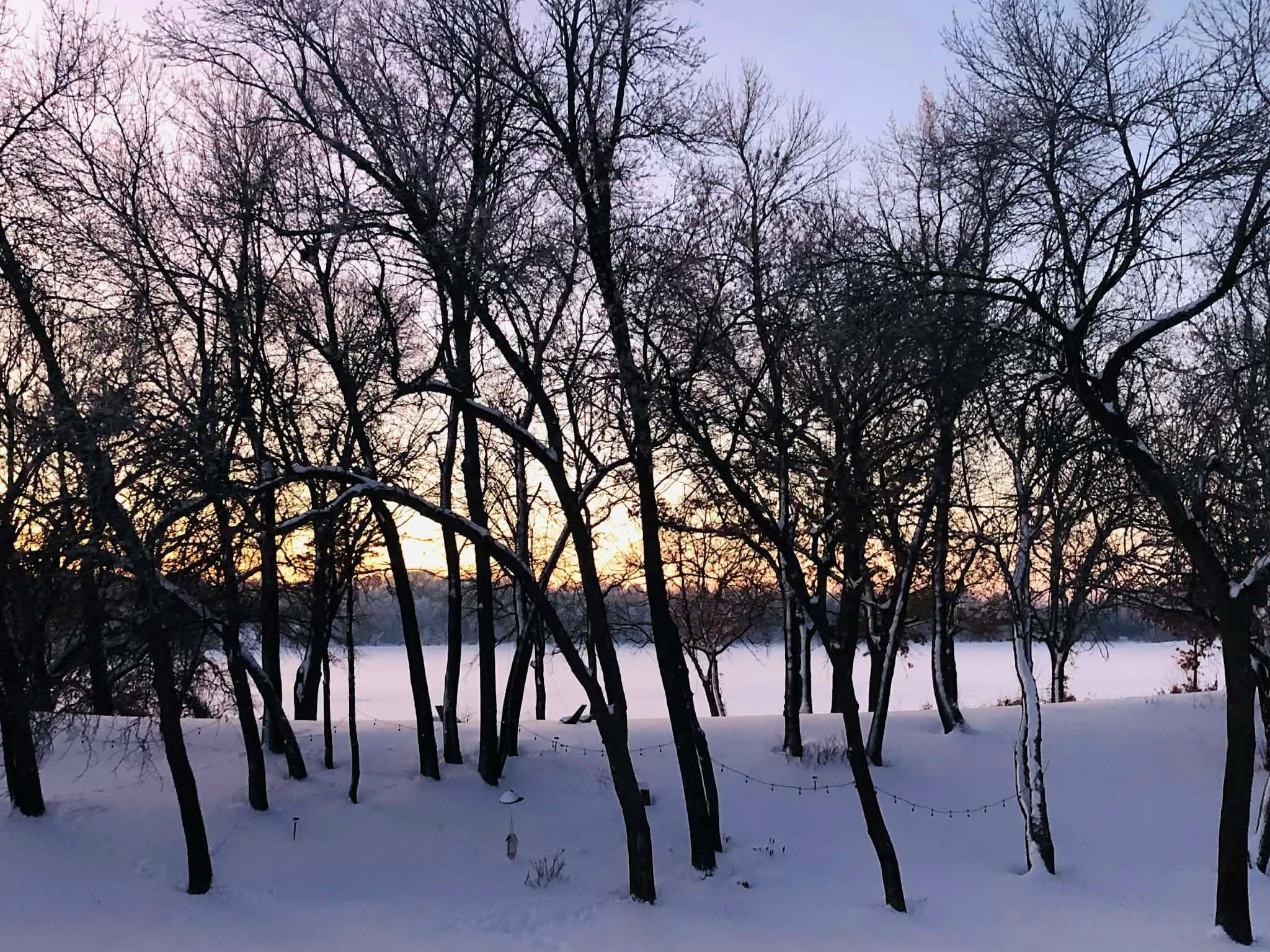 Same view in the winter. Spectacular.