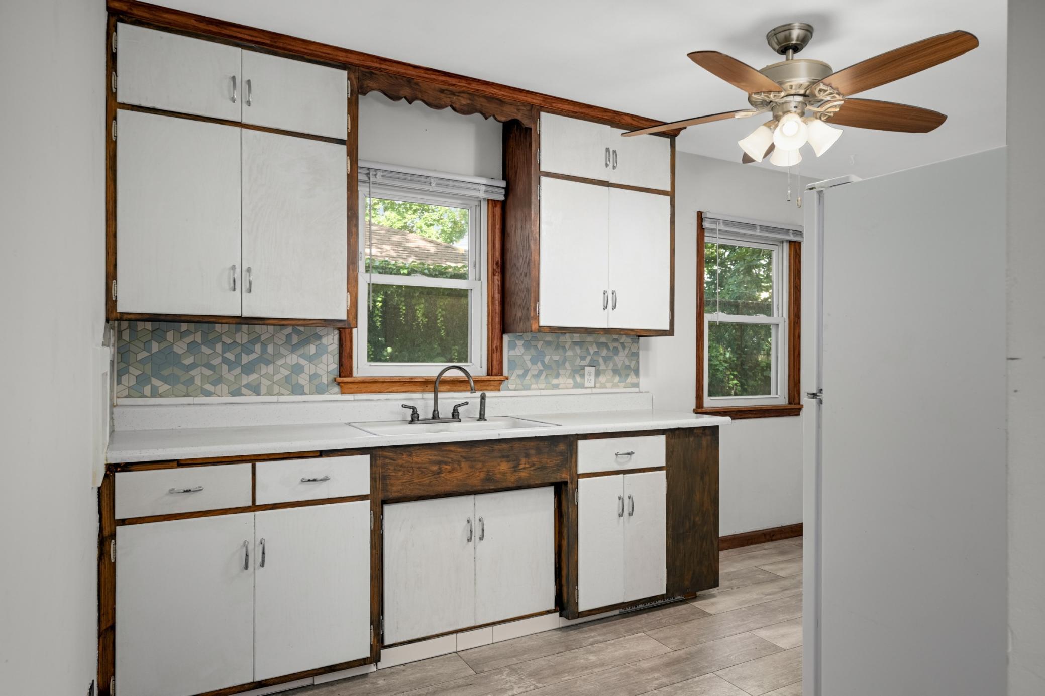 Functional kitchen with ample cabinetry