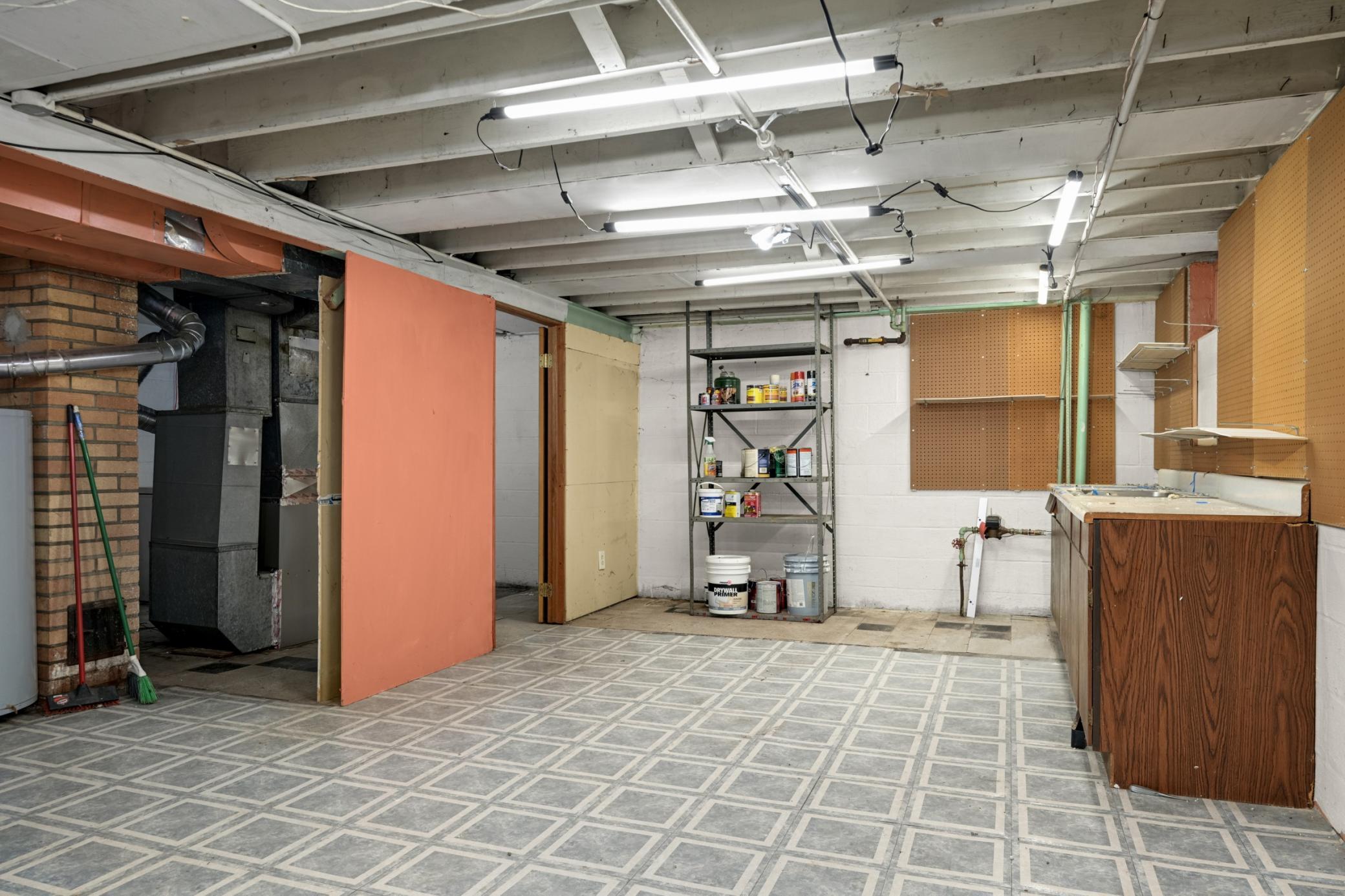 Opportunity to expand finished living space