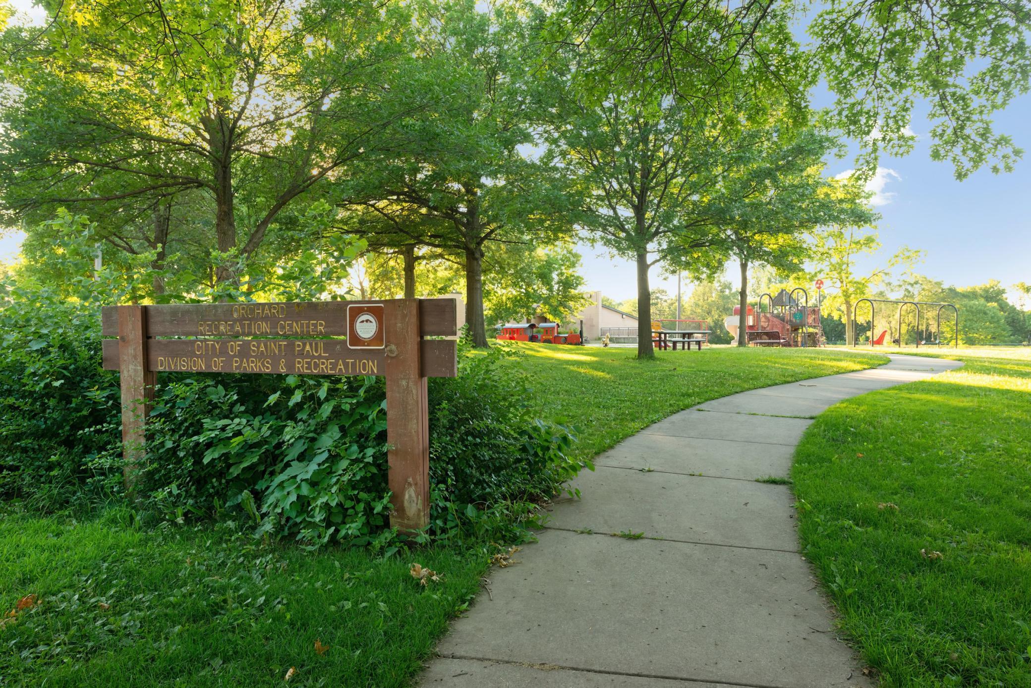 Steps from Orchard Recreation Center