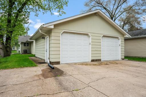 Massive oversized 2 car garage! Rare for this area!