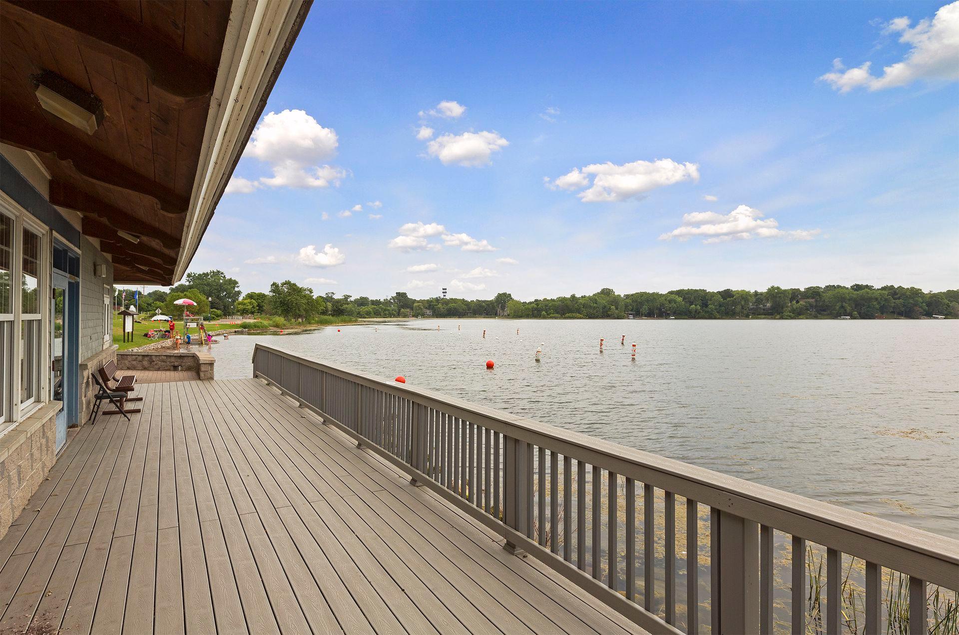 Parkers Lake Deck Area