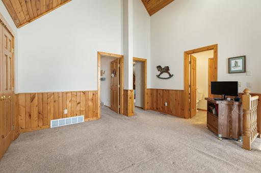 Loft area outside of full bath and 2 bedrooms