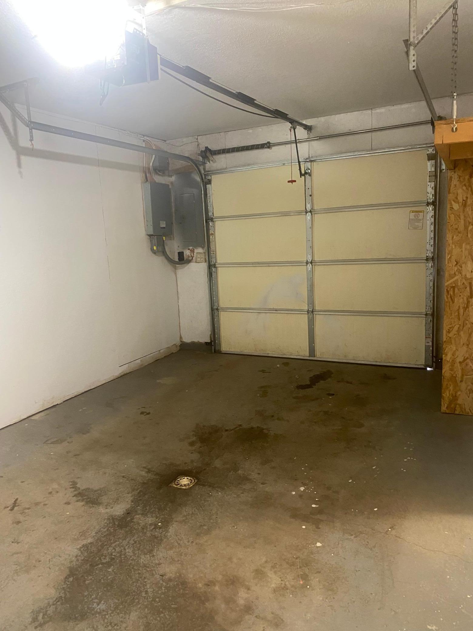 1 car attached garage