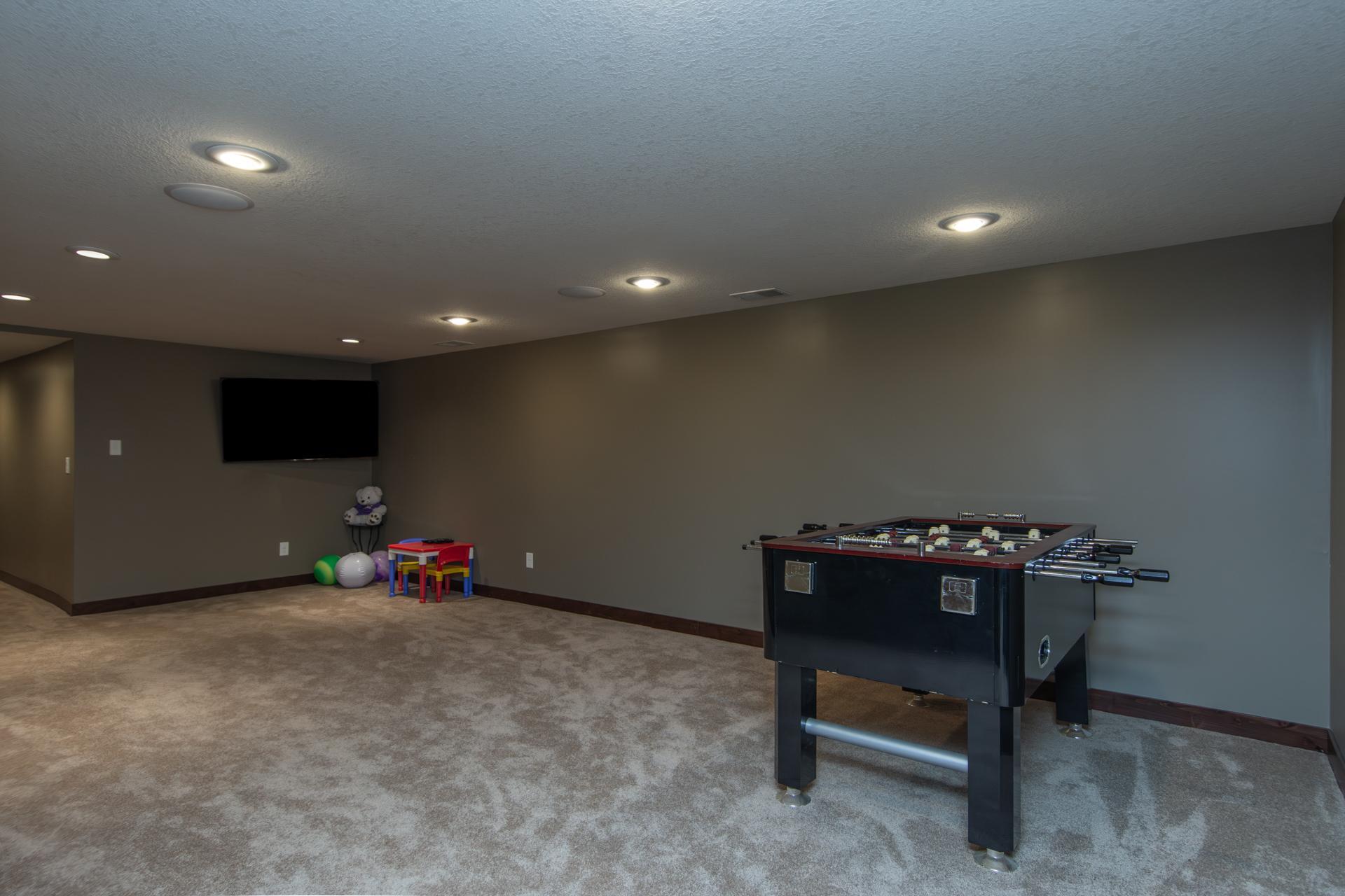 Basement family room