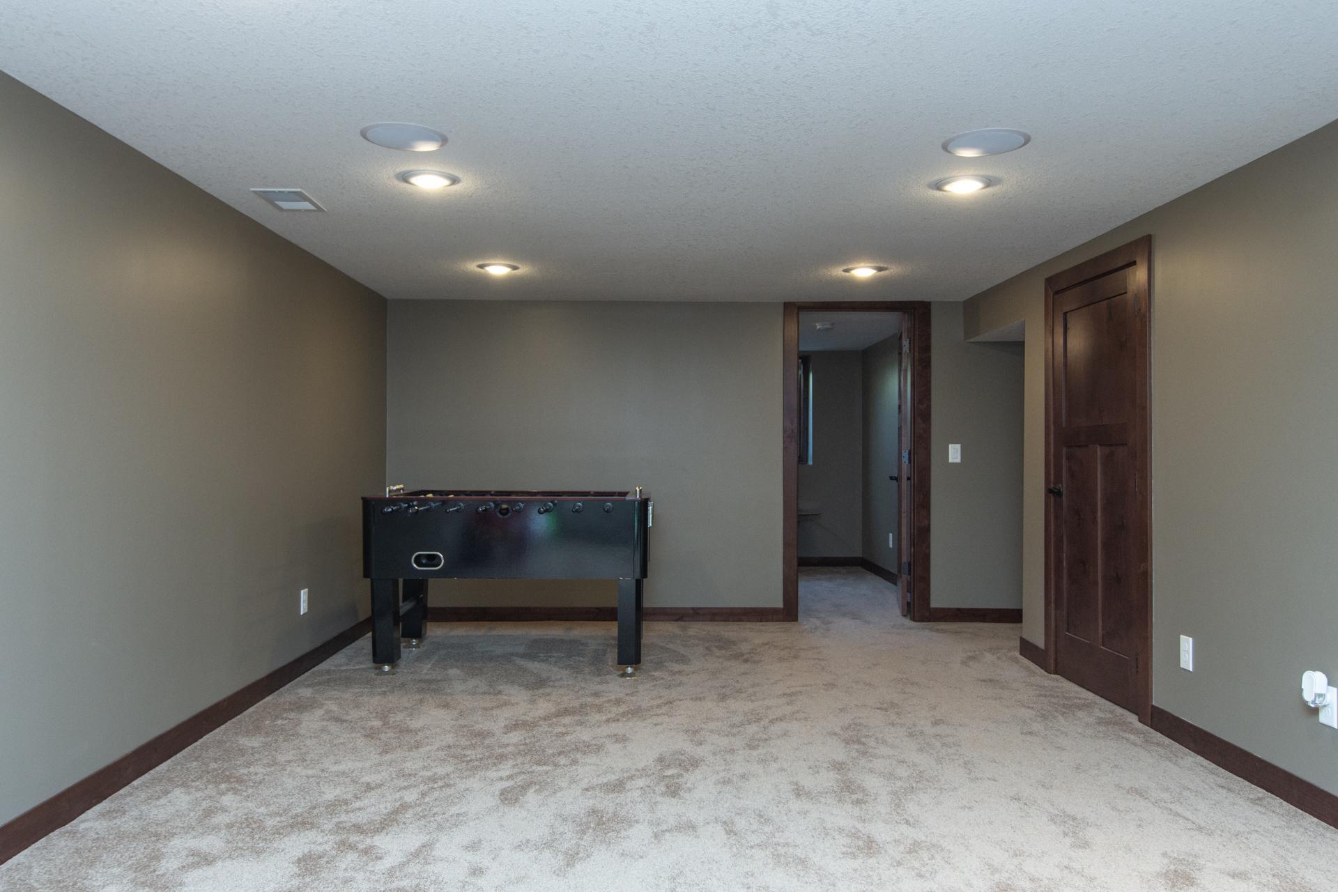 Basement family room