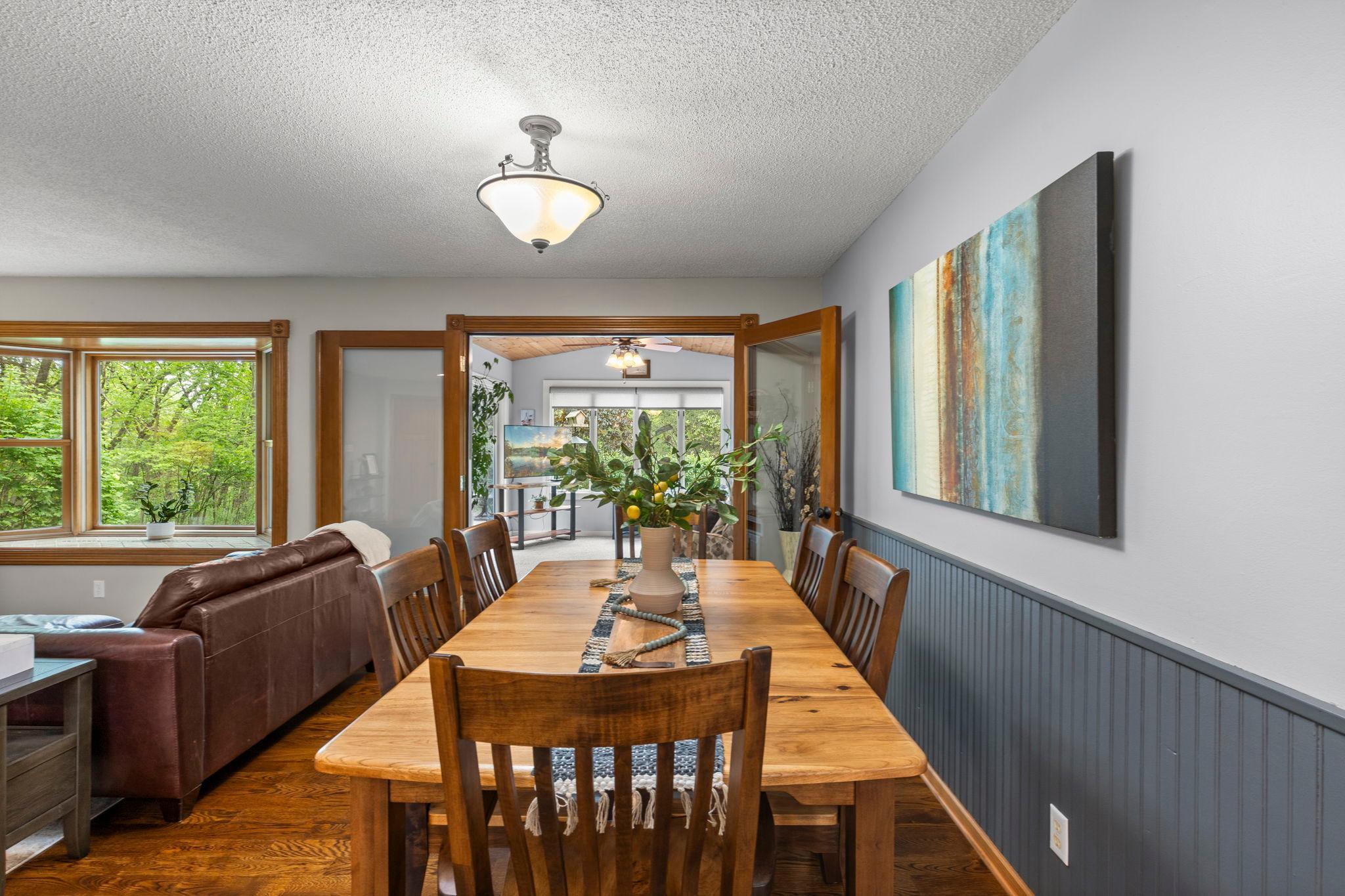 Large dining space