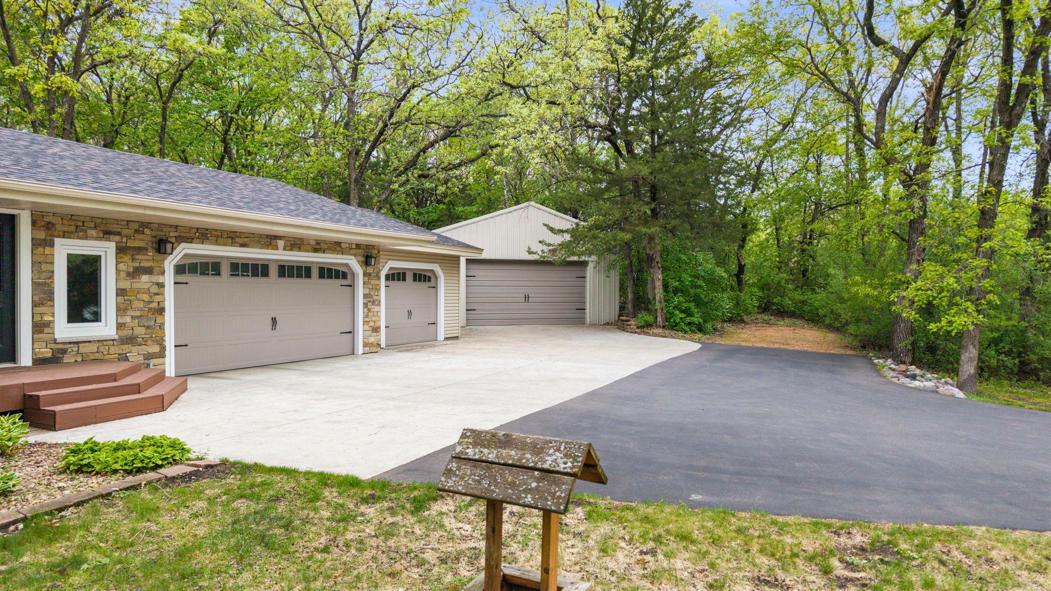 Updated Concrete and Asphalt Driveway