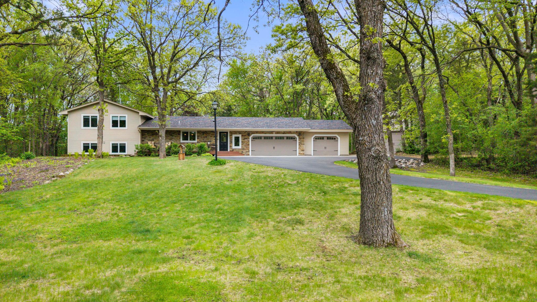 Many mature trees, wooded walking path through property!