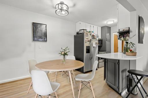 Dining area - this photo has been virtually staged