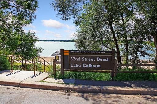Walking distance to Bde Maka Ska 32nd Street Beach
