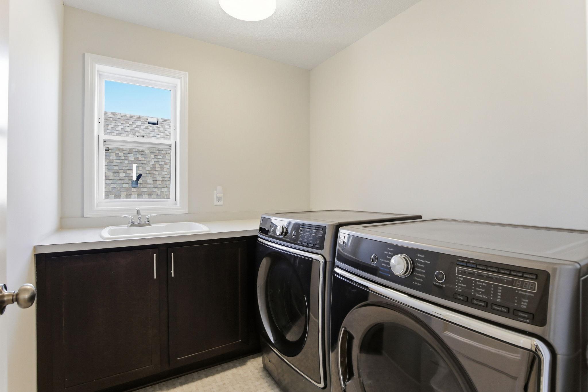 Laundry is UP! Counter and sink