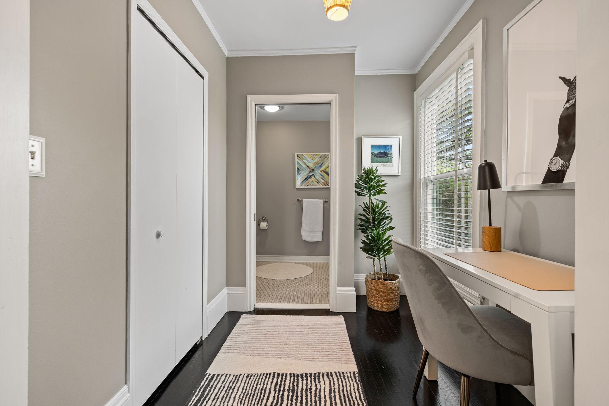 Bedroom 1 has an en-suite dressing room and 3/4 bath
