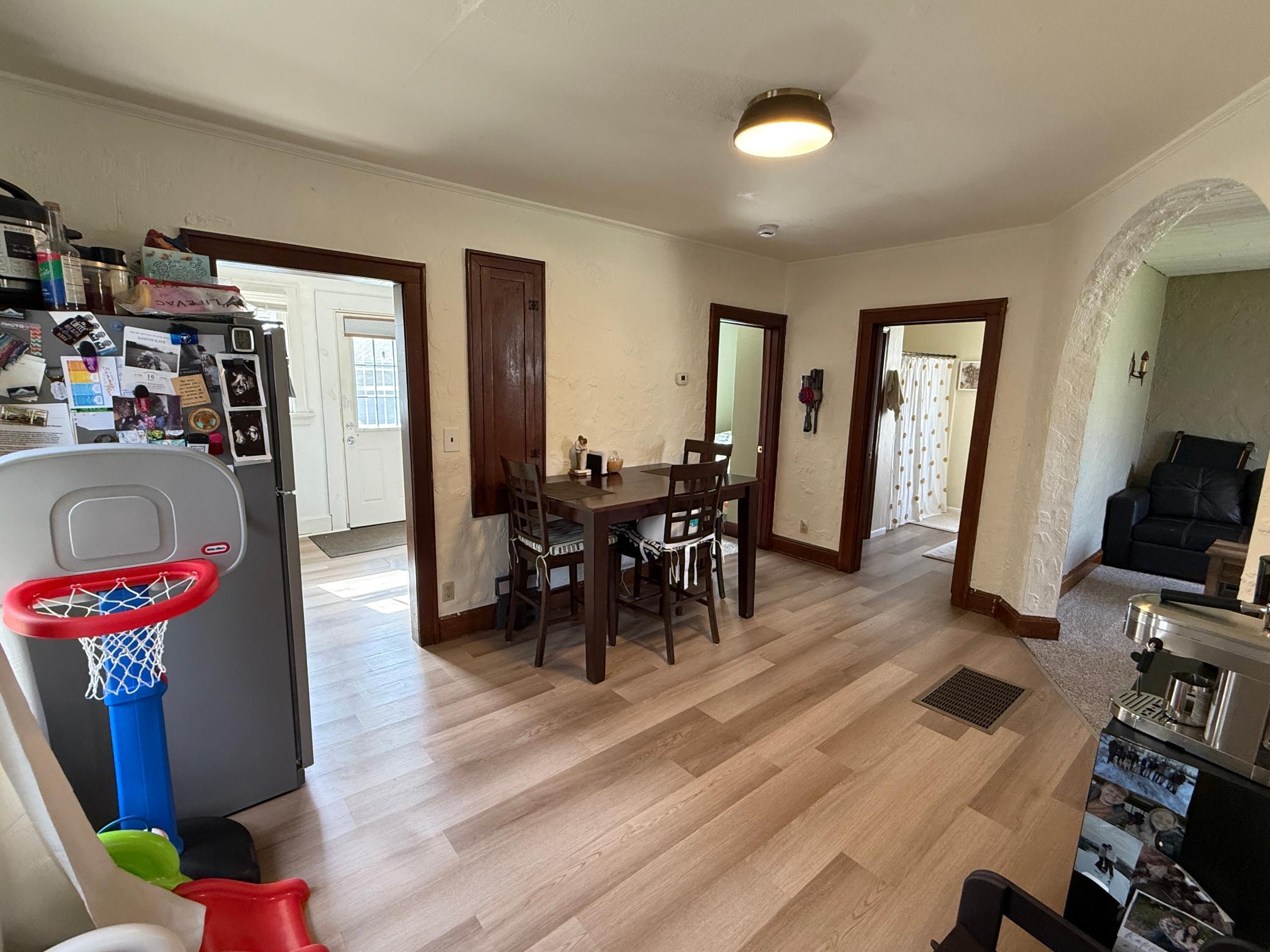 Dining/bathroom and bedroom 2 entrance