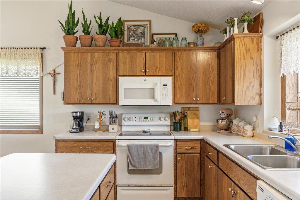 Open concept kitchen and dining