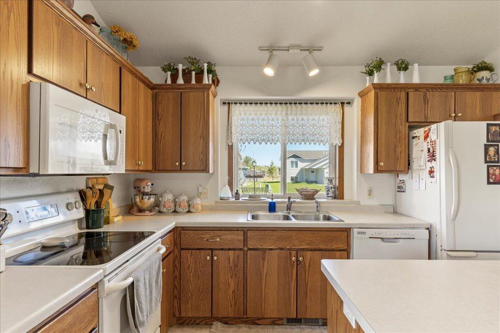 Open concept kitchen and dining