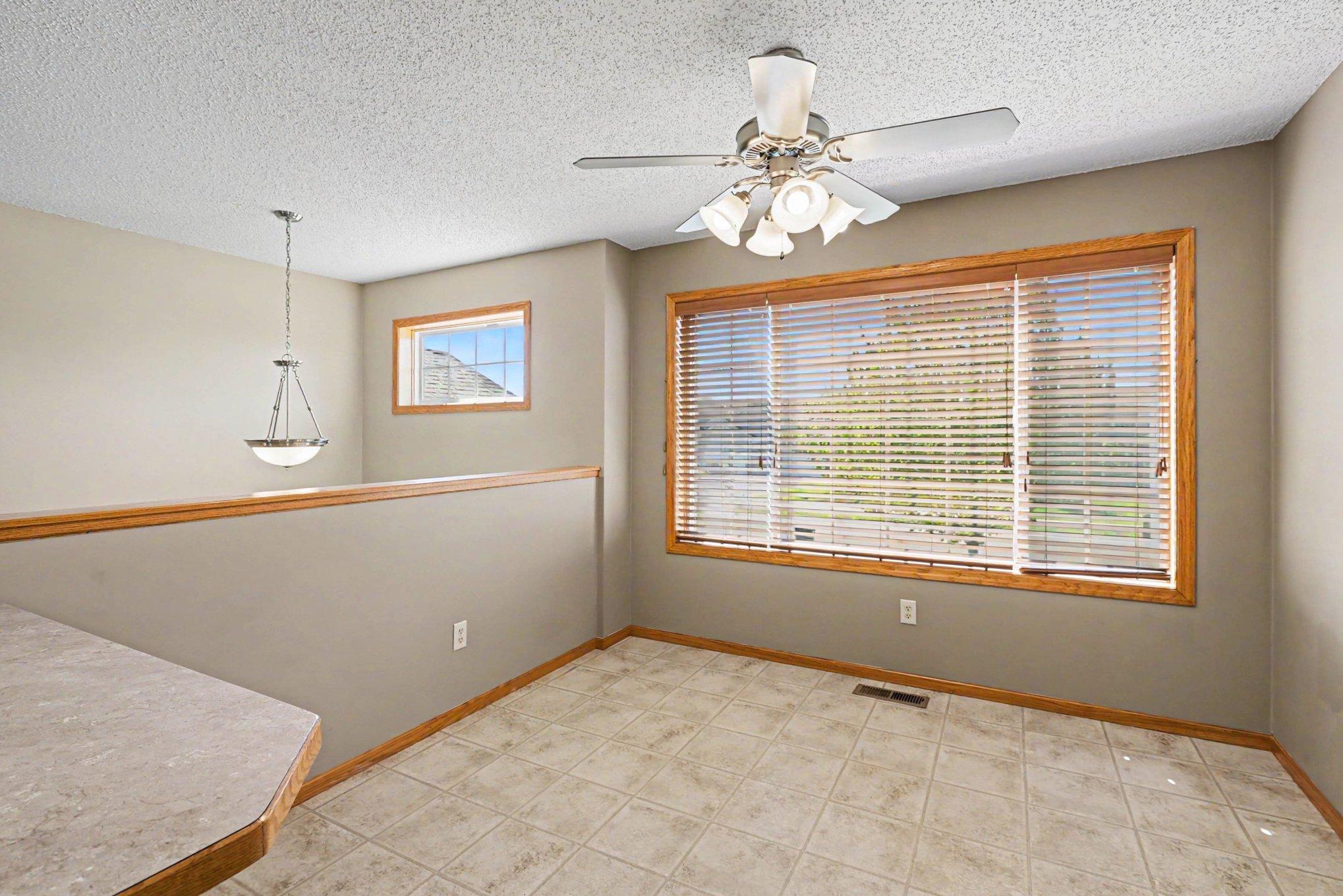 Large kitchen/dining room area