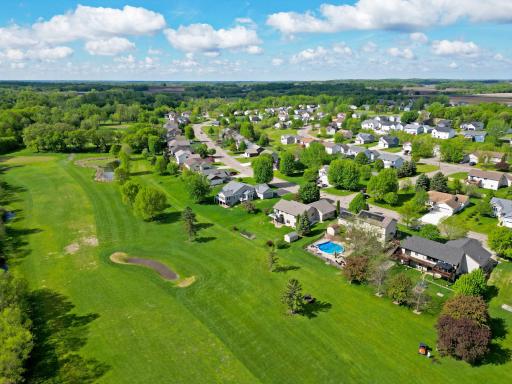 Perfectly positioned overlooking the 2nd hole, this stunning two-story home offers breathtaking views of both the tee box and green