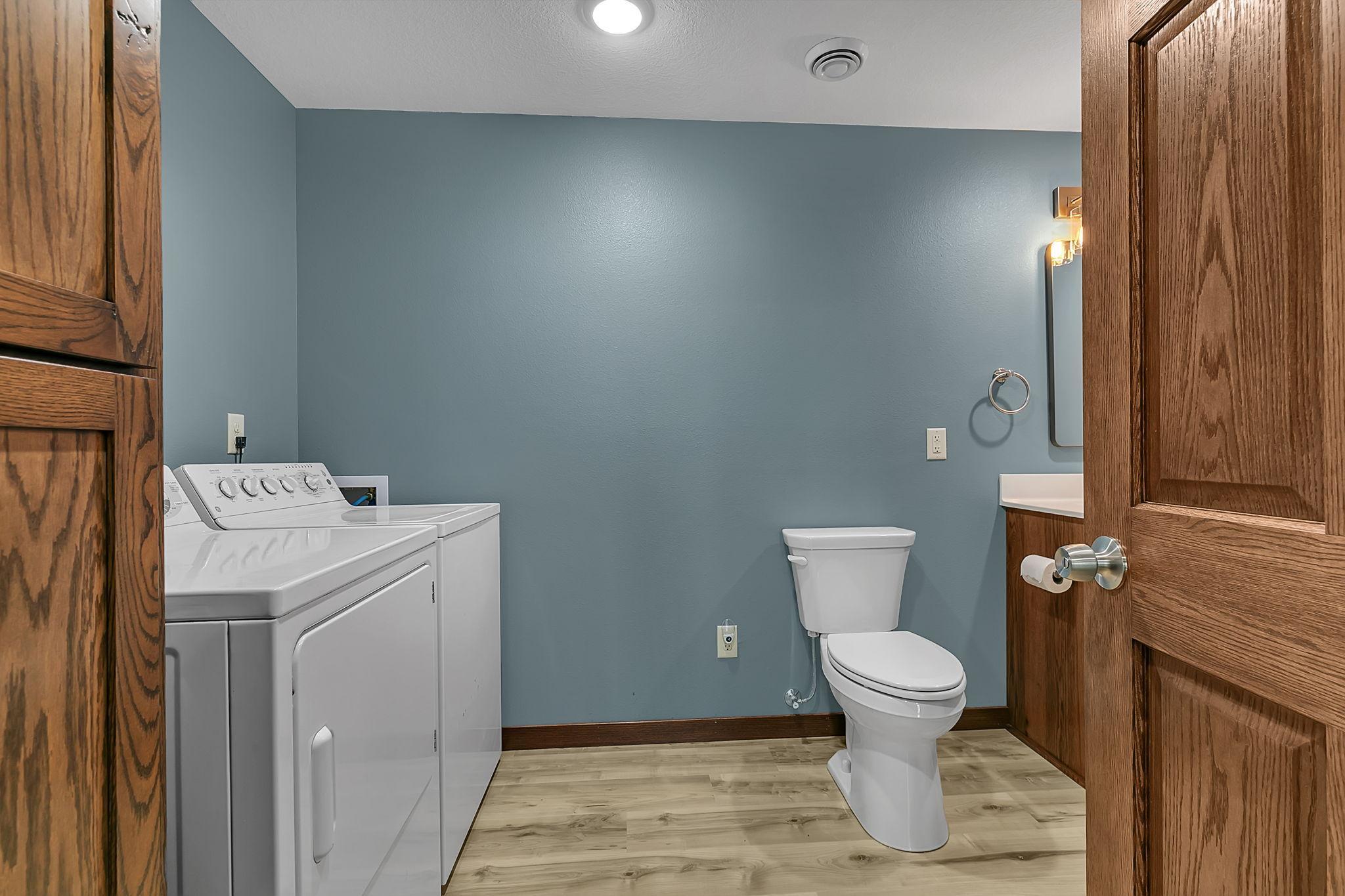 plus 3/4 bathroom