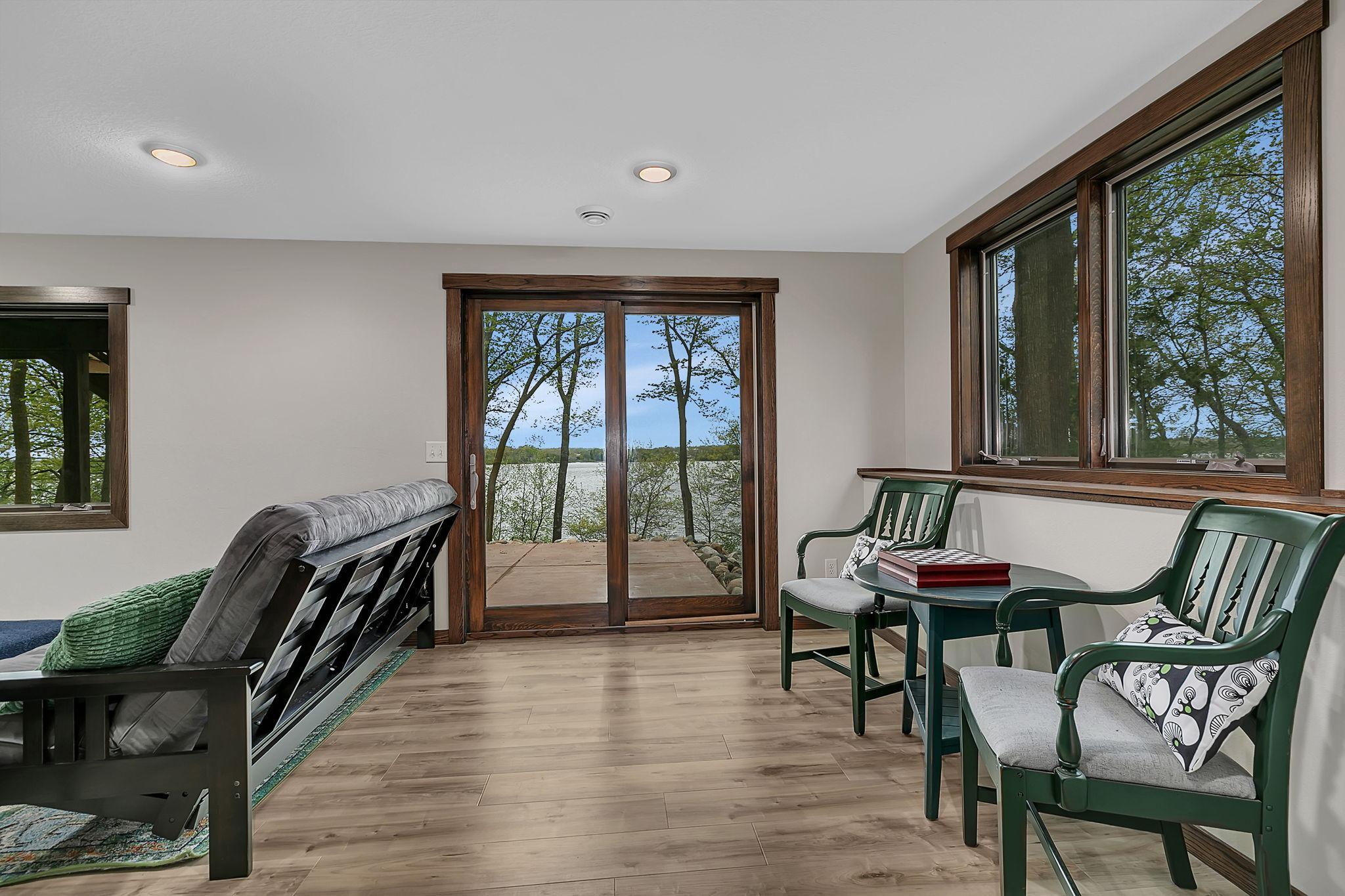 Walkout to patio
