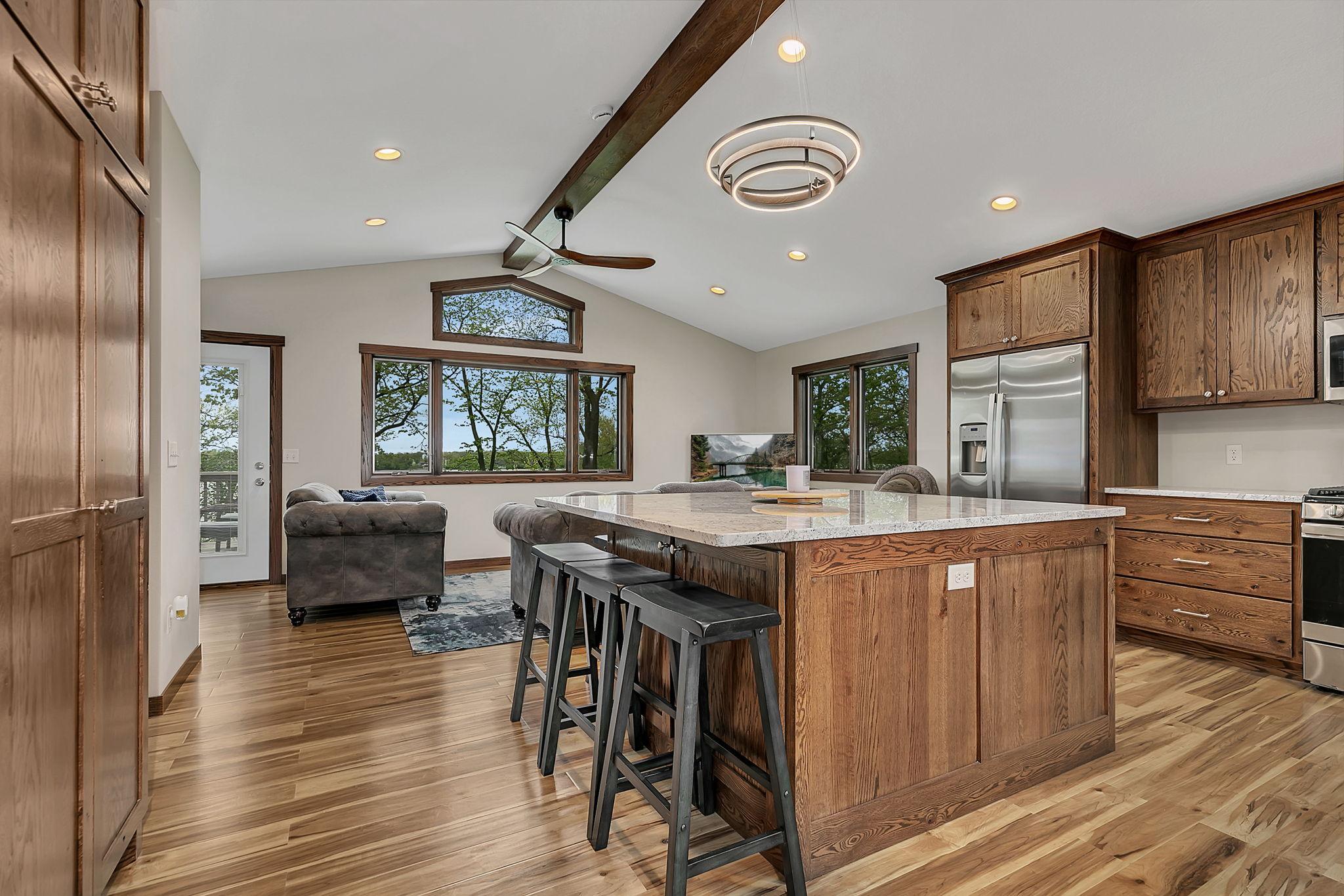 Open floor concept!