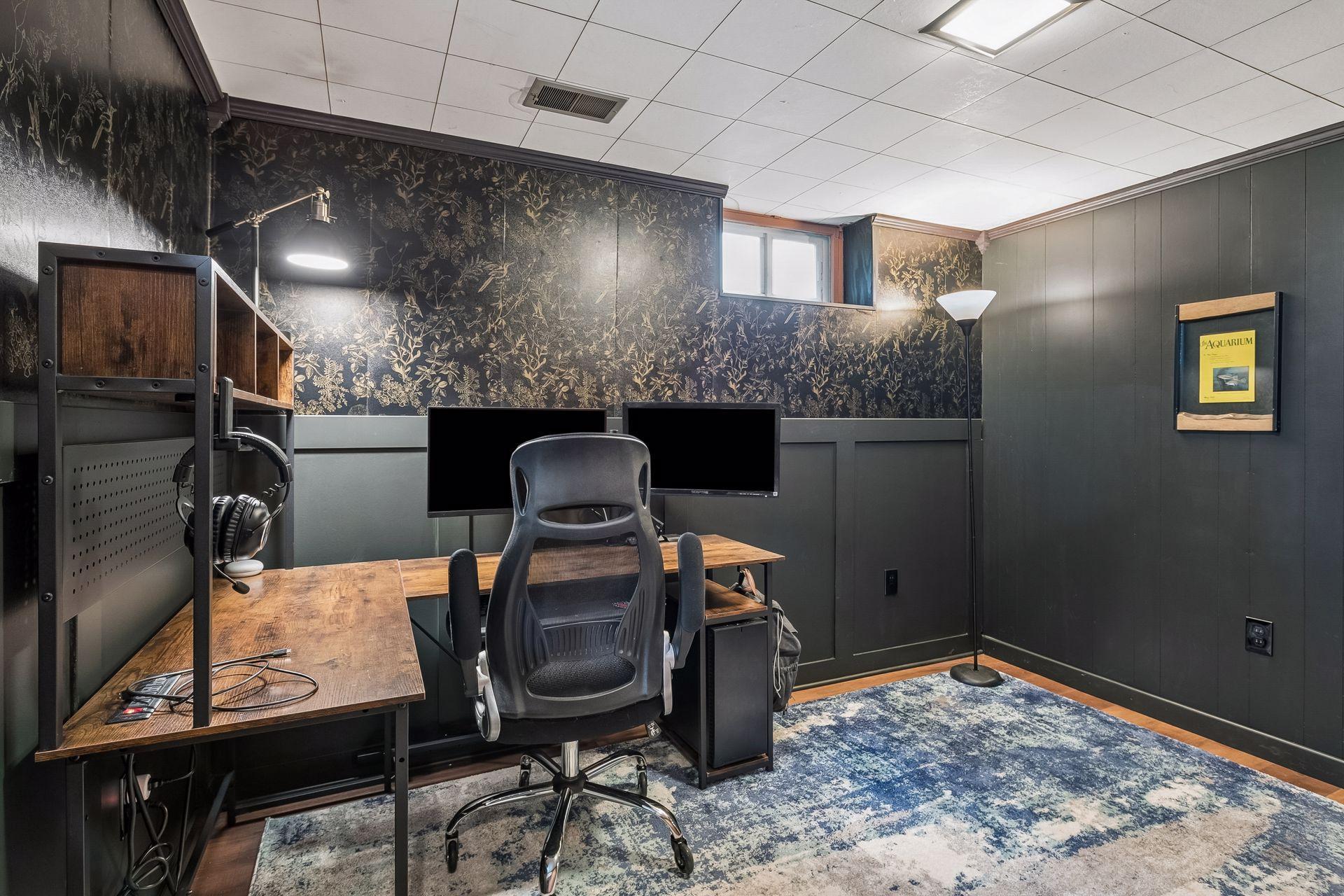 Lower-Level Office