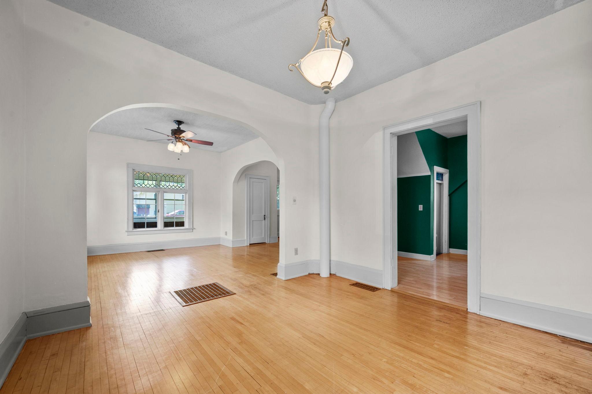Wood Floors and High Ceilings