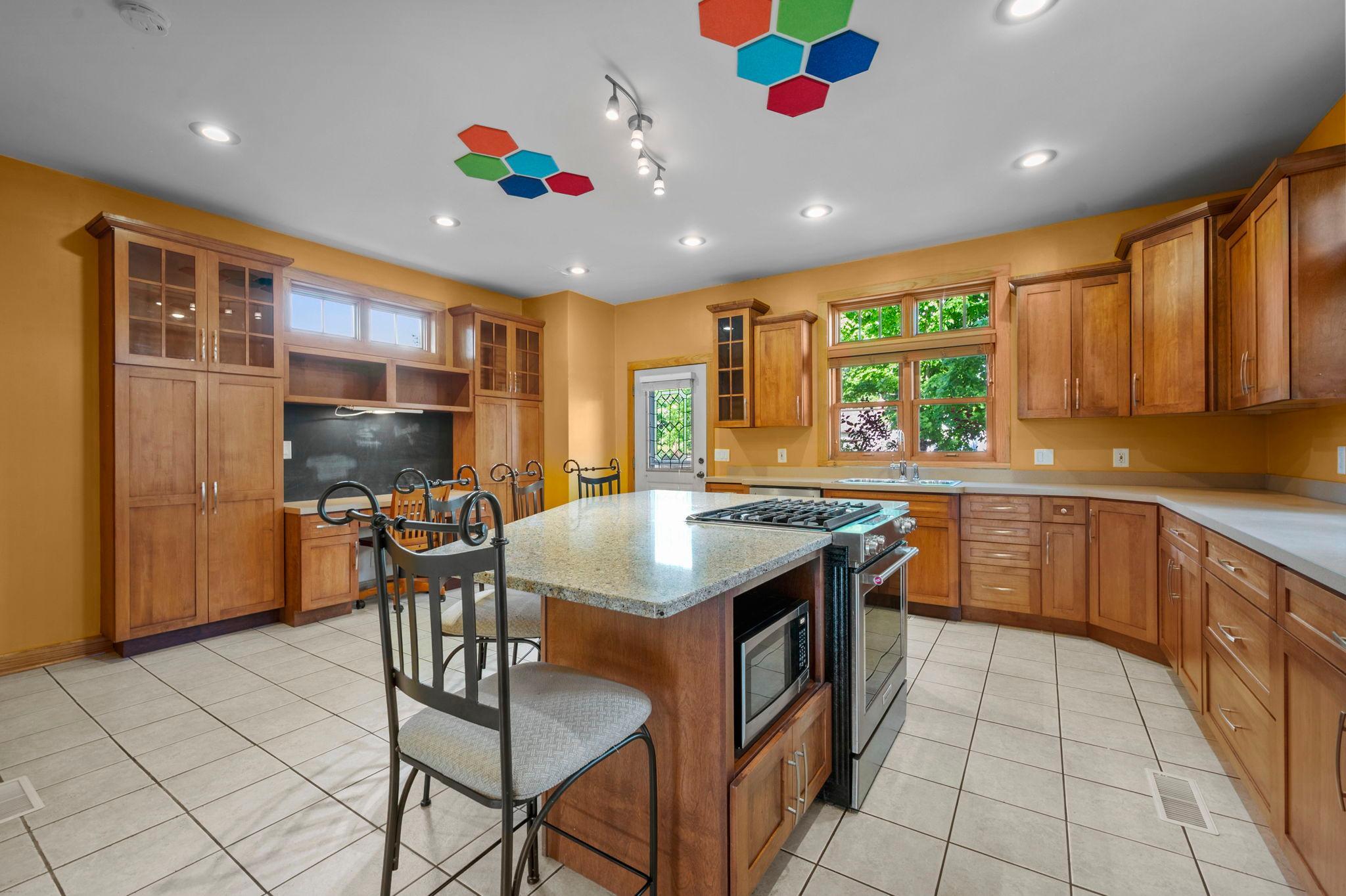 Pantry Cabinets and Work Space