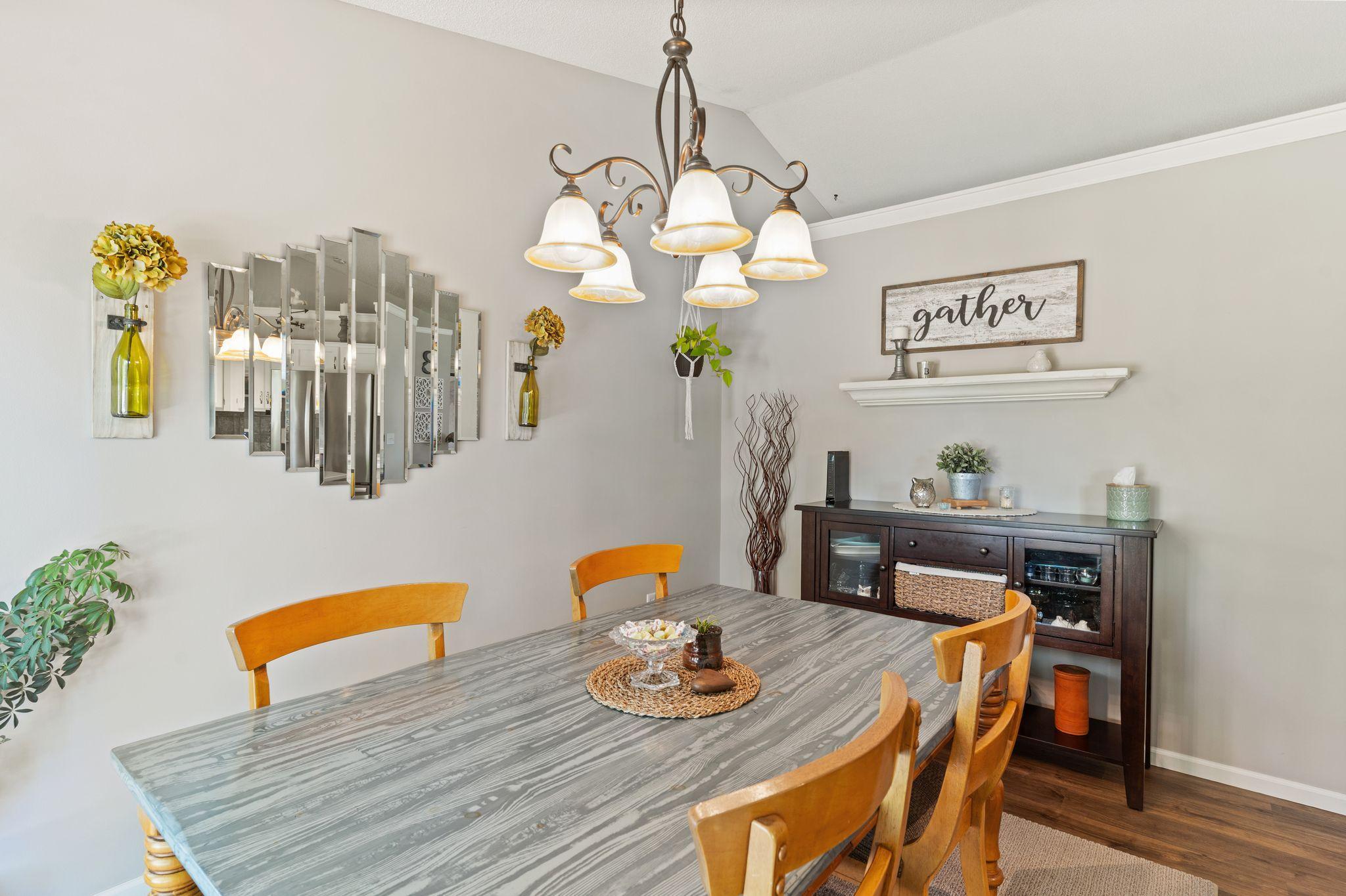 Great dining space