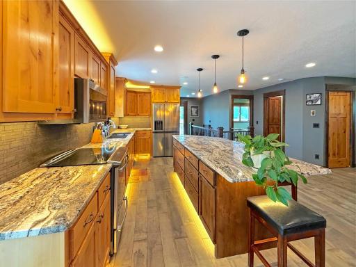 Soft close cabinets with updated appliances.