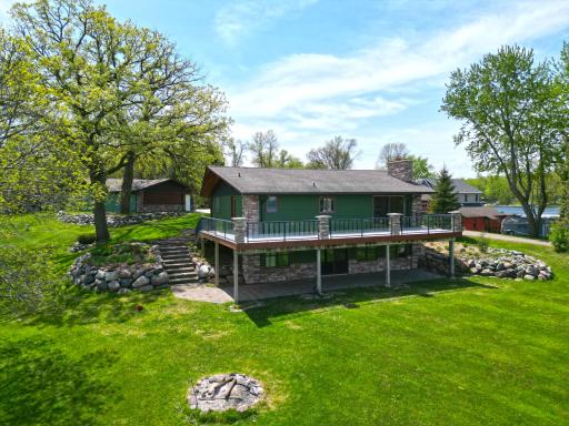 Extensive boulder landscaping enhances the beauty of the entire property.