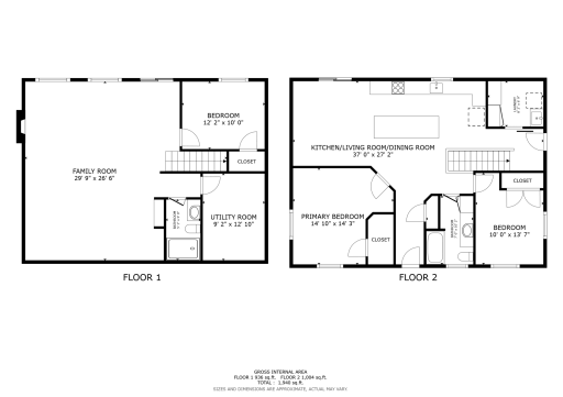 Floor plan of the home showing you the flow of the home throughout the main level and lower level.