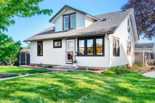 Charming home situated on a spacious double lot.
