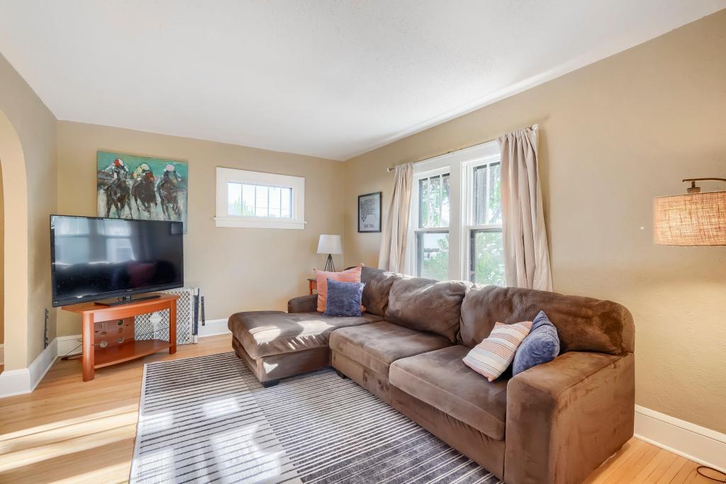 Beautiful hardwood flooring throughout the main level