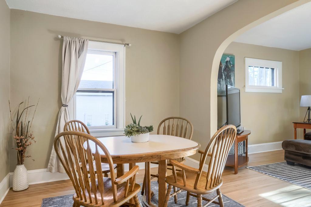 Formal dining room right off kitchen.