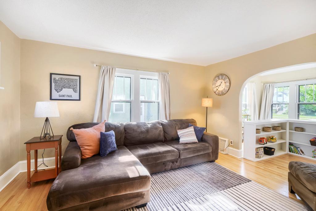 Plenty of light throughout the main floor.