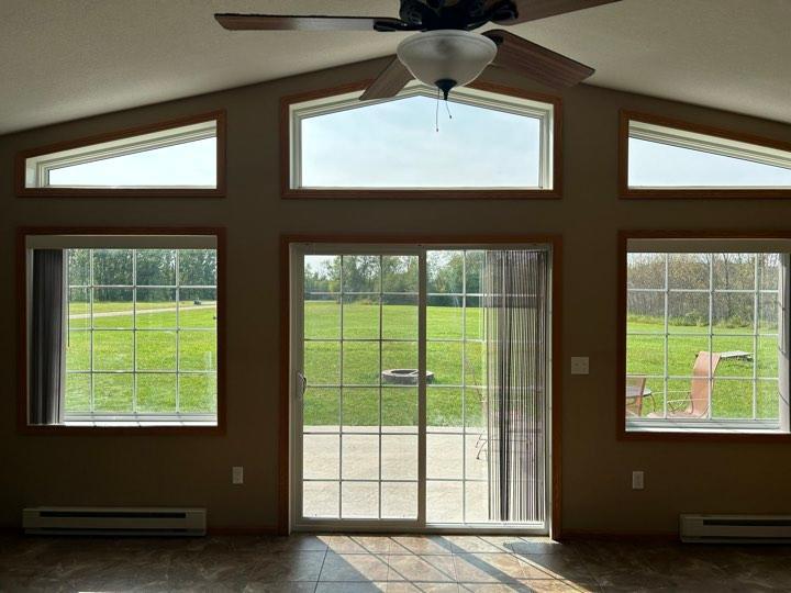 Large Windows for Natural Light