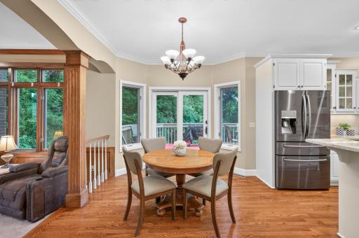 No matter which room you are in, you get to appreciate the views of trees, and serenity