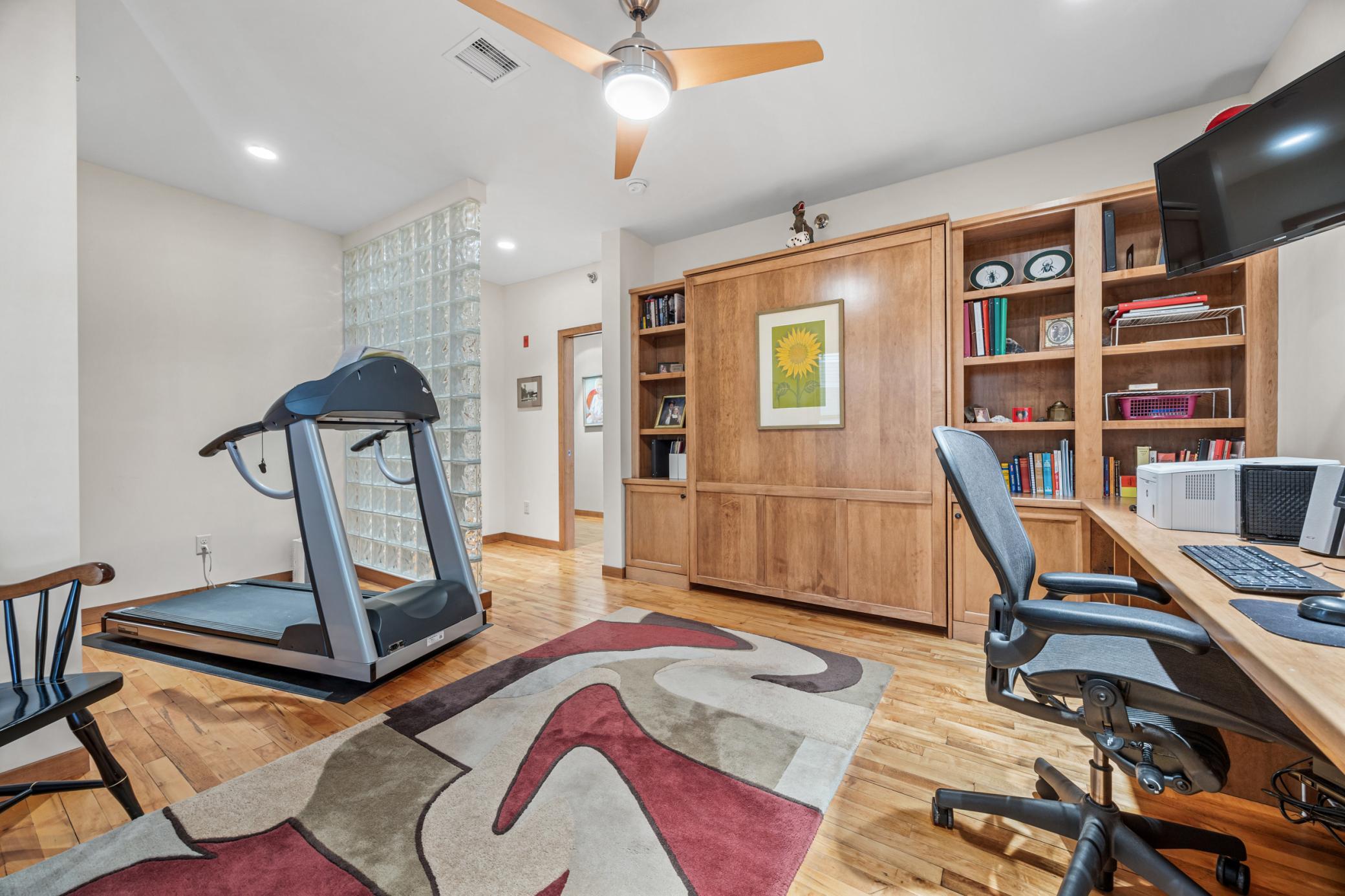 Bedroom 2 - Built-in Shelving & Murphy Bed